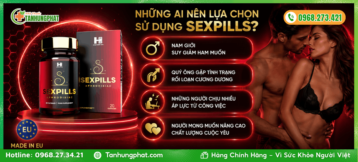 Những ai nên lựa chọn sử dụng Sex Pills 20 viên?