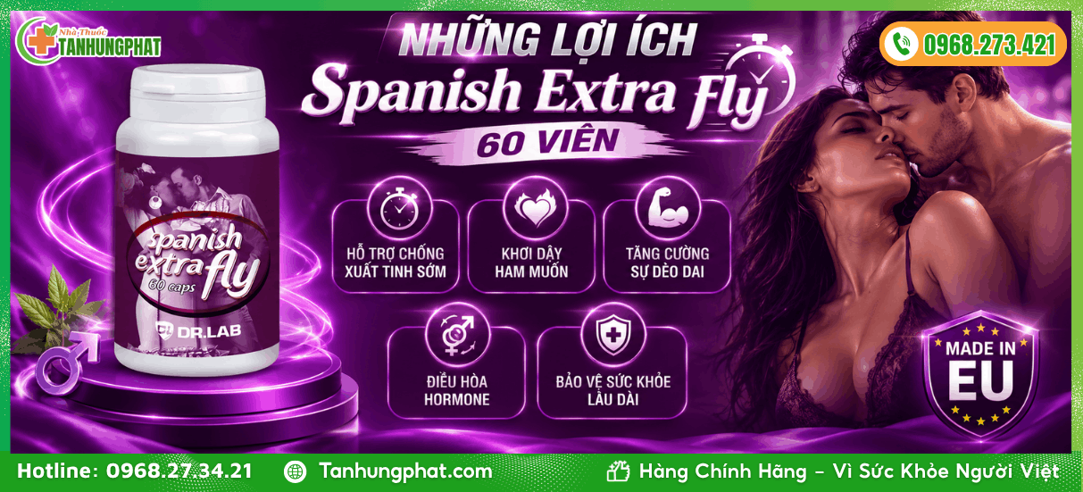 Những lợi ích Spanish Extra Fly 60 viên mang lại