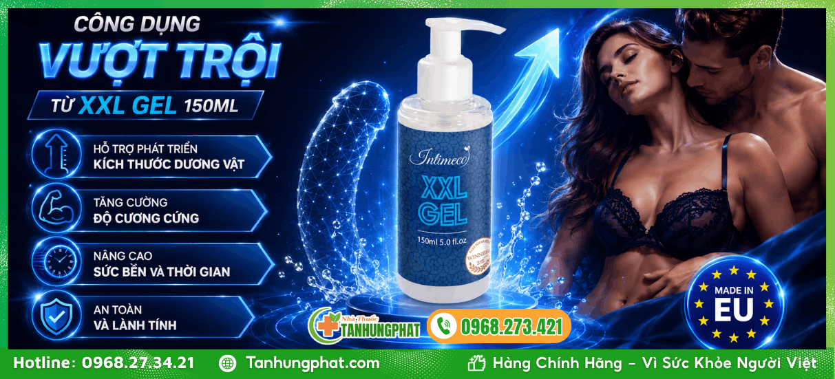 Công dụng vượt trội từ XXL Gel 150ml