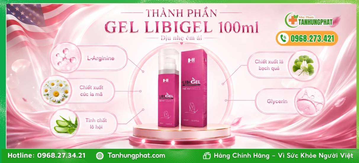 Thành phần tự nhiên trong gel LibiGel