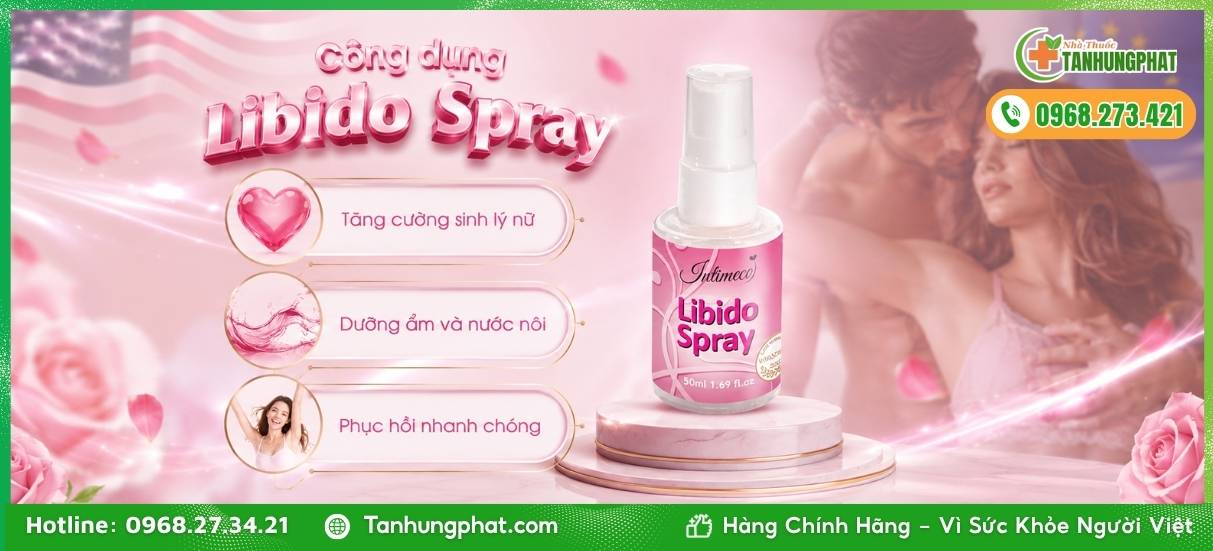 Công dụng vượt trội của Libido Spray