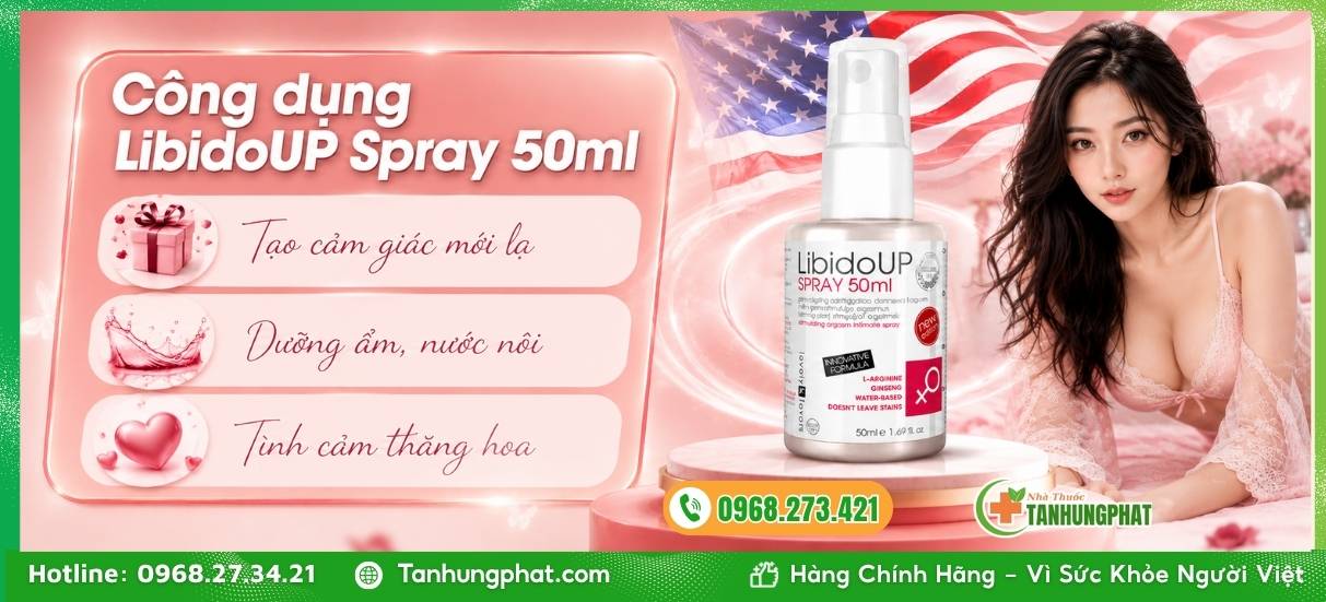 Công dụng vượt trội của LibidoUP Spray