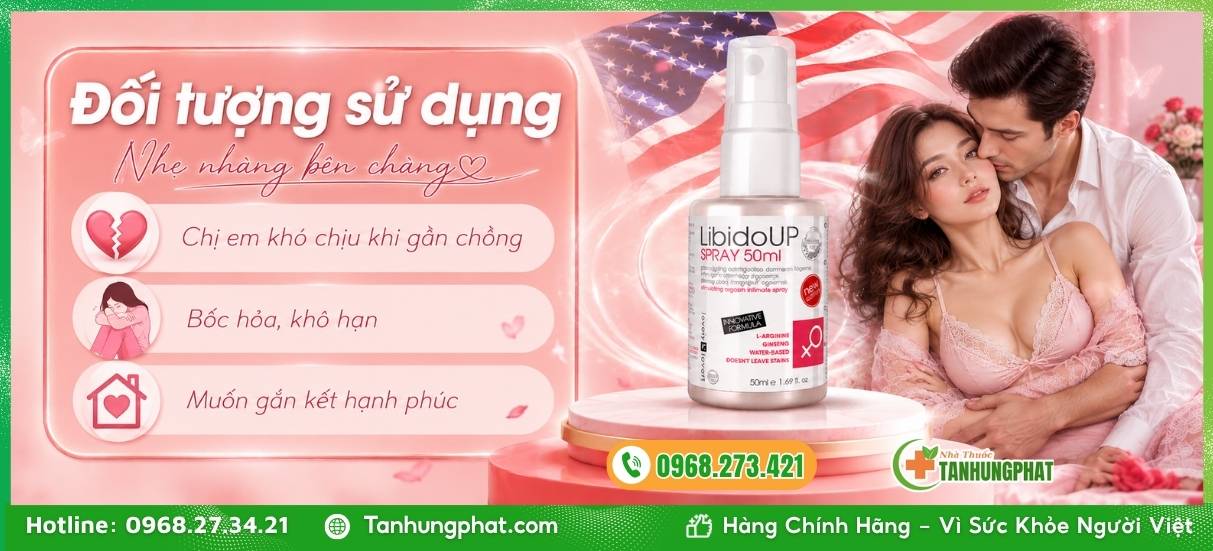 Đối tượng sử dụng và cách bảo quản LibidoUP Spray