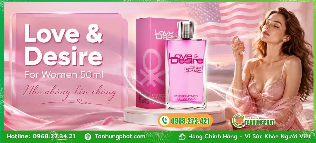 Giới thiệu sản phẩm Love & Desire For Women 50ml