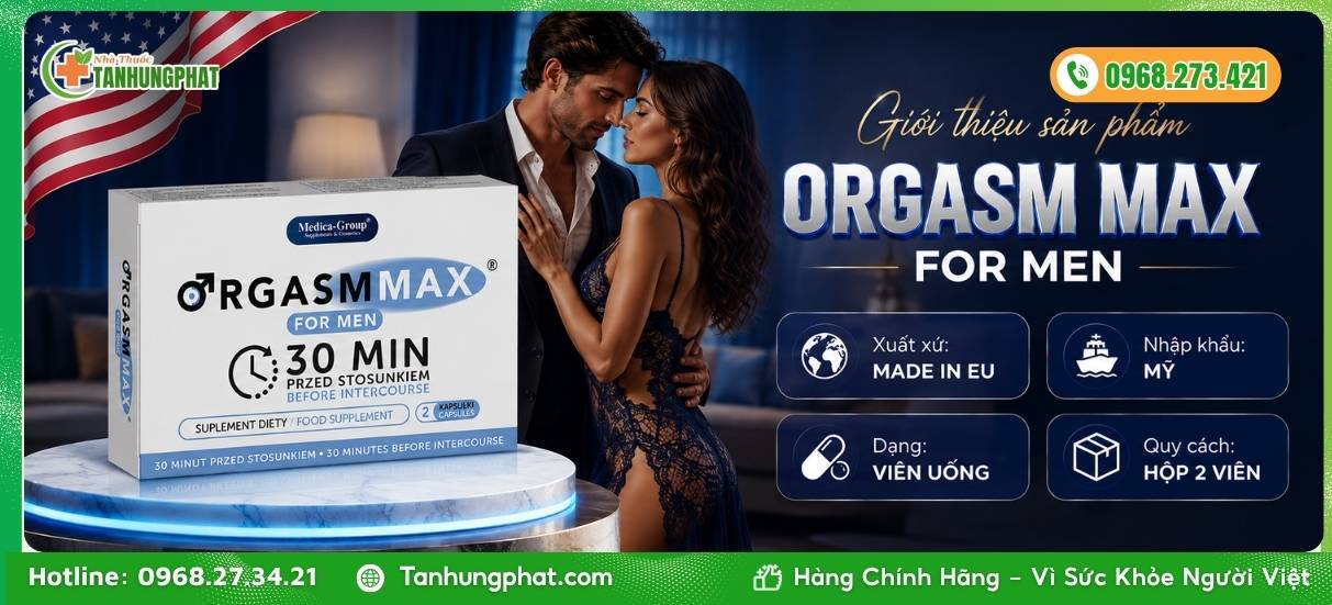 Giới thiệu sản phẩm Orgasm Max For Men