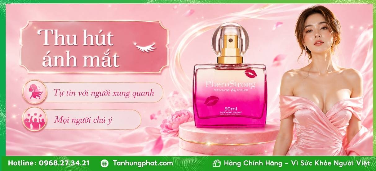 Công dụng vượt trội của nước hoa PheroStrong for Women 50ml
