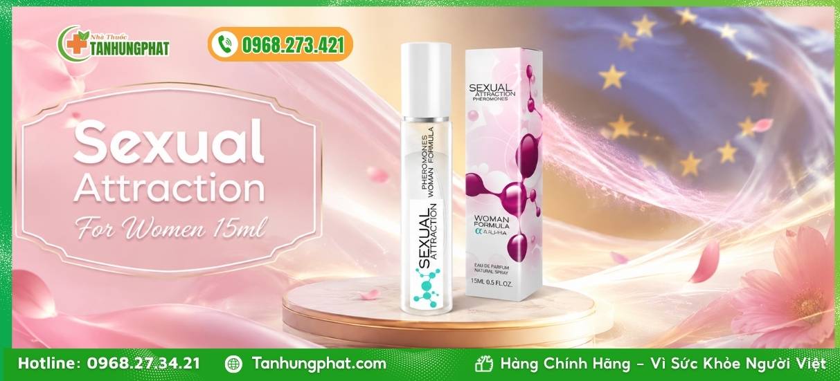 Giới thiệu sản phẩm Sexual Attraction For Women 15ml