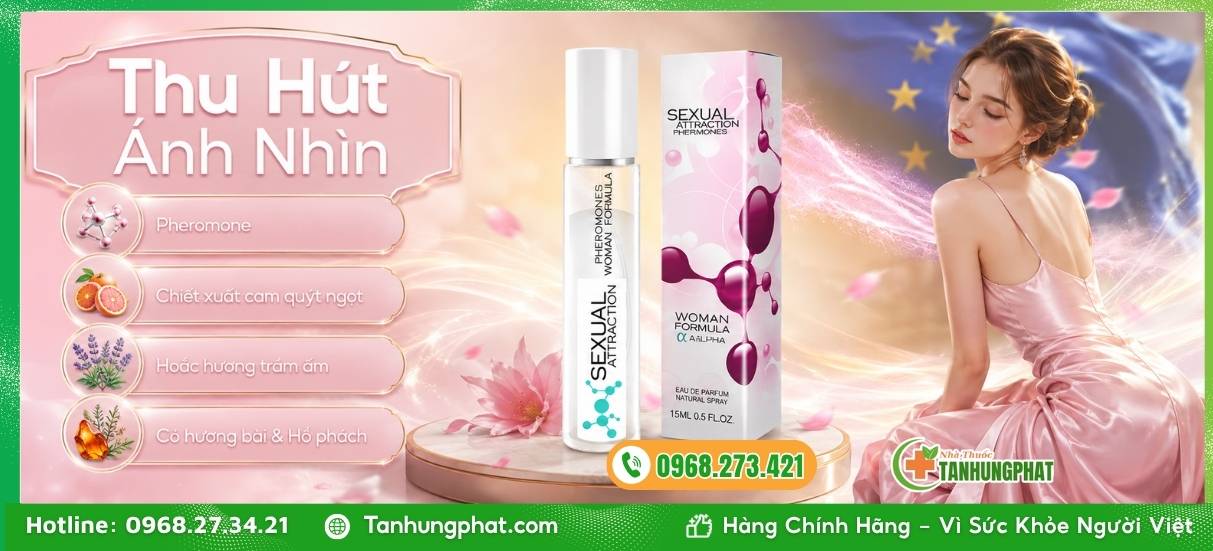 Thành phần tự nhiên trong nước hoa Sexual Attraction For Women 15ml