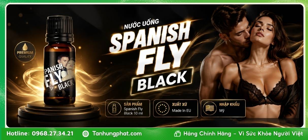 Giới thiệu sản phẩm Spanish Fly Black 10 ml