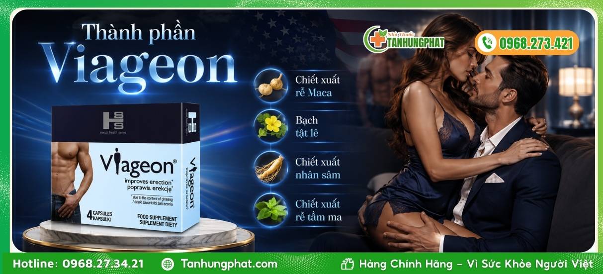 Thành phần tự nhiên trong viên uống Viageon