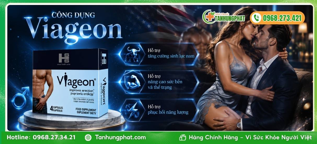 Công dụng vượt trội của viên uống Viageon