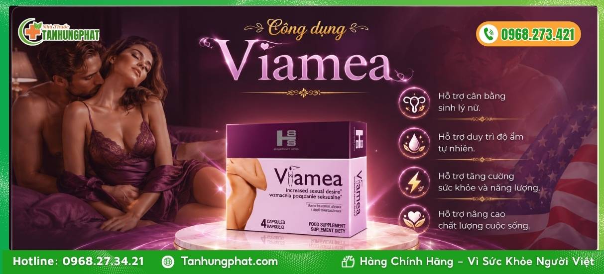Công dụng vượt trội của viên uống Viamea