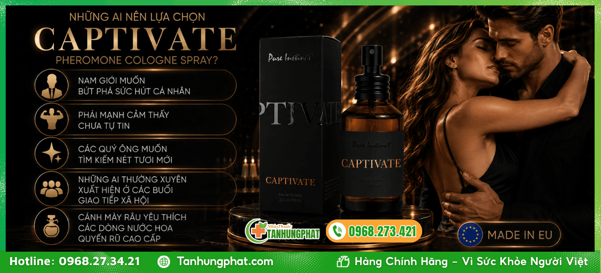 Những ai nên lựa chọn sử dụng Captivate Pheromone Cologne Spray?