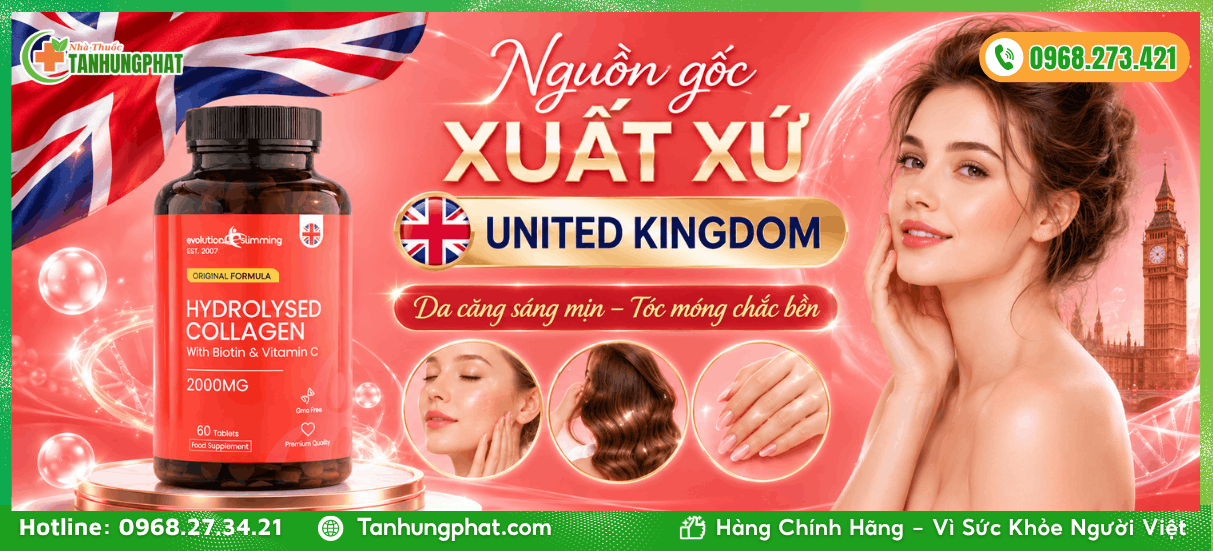 Nguồn gốc xuất xứ của viên uống Hydrolysed Collagen 60 viên