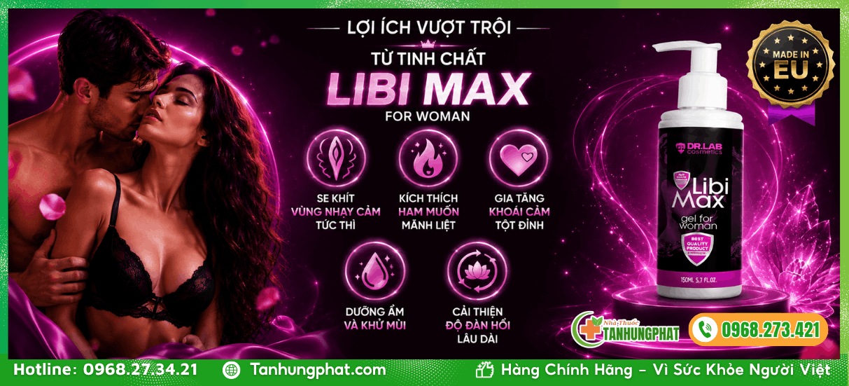 Lợi ích vượt trội từ tinh chất Libi Max for Woman 150ml