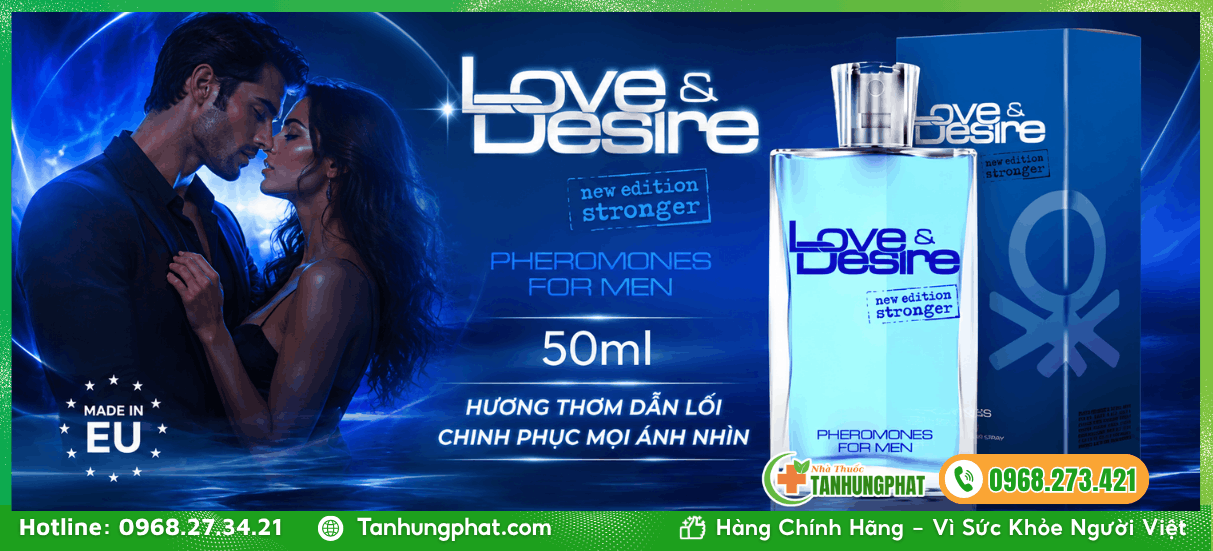 Thông tin xuất xứ nước hoa Love & Desire For Men 50ml