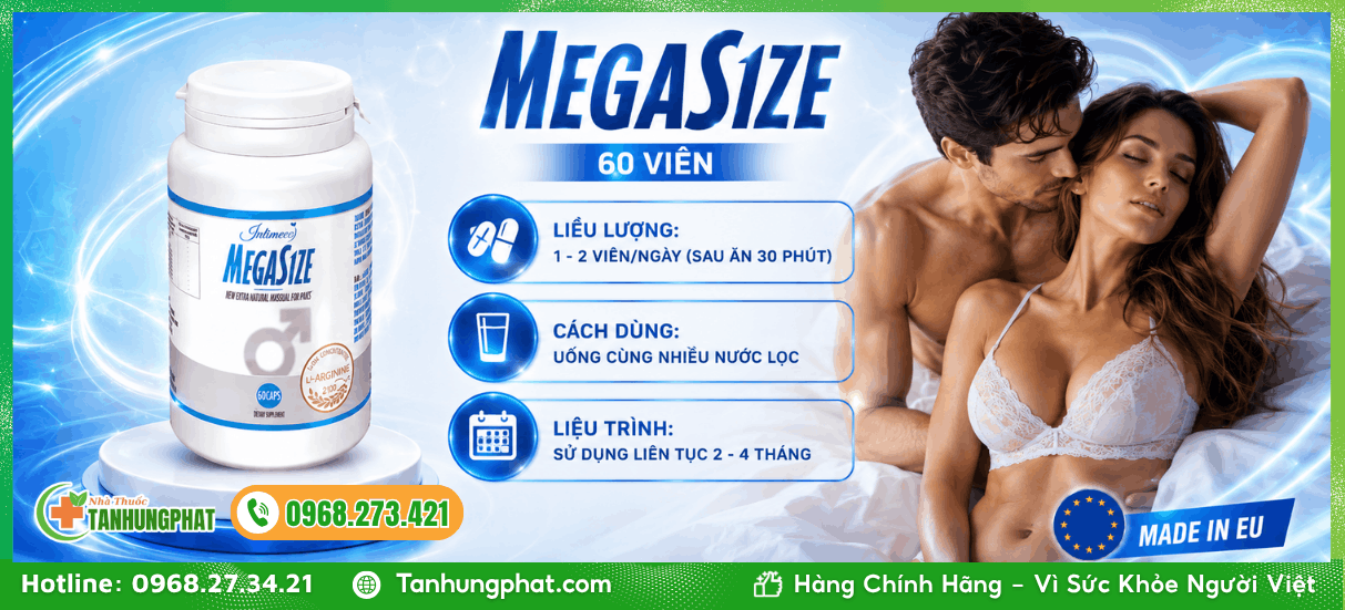 Hướng dẫn dùng Megasize 60 viên hiệu quả