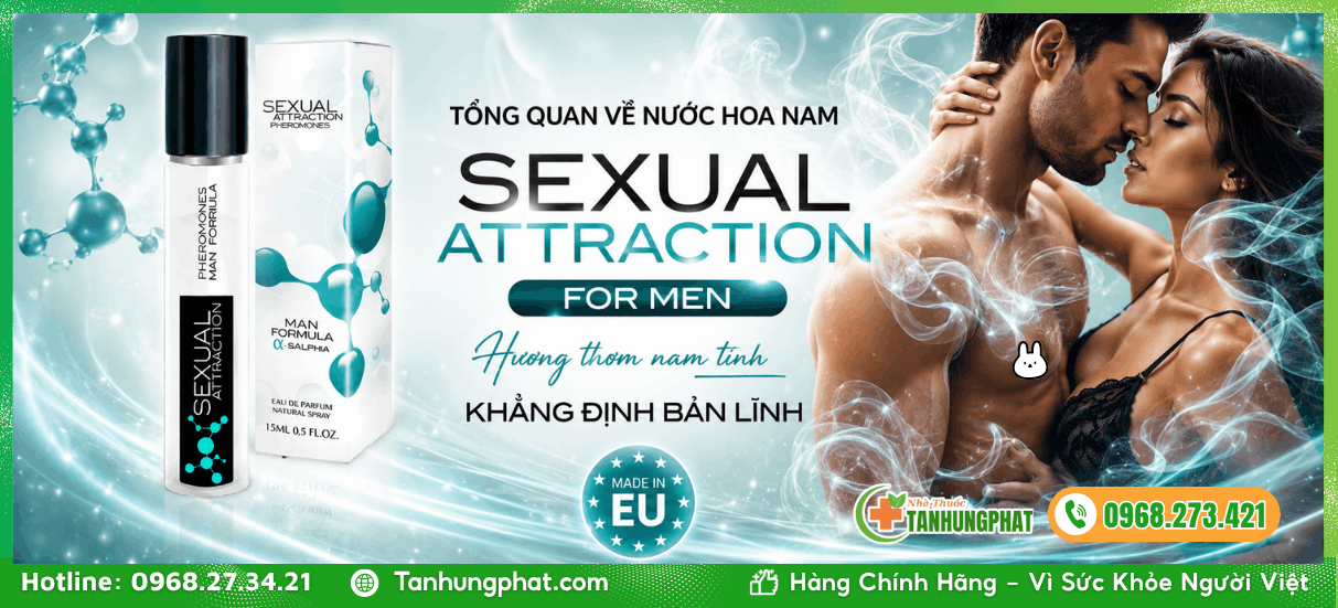 Tổng quan về nước hoa nam Sexual Attraction For Men 15ml