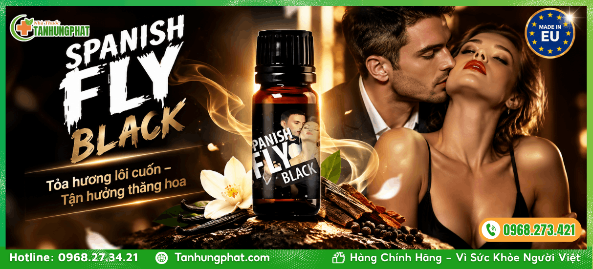Giới thiệu tổng quan về nước hoa Spanish Fly Black 10ml