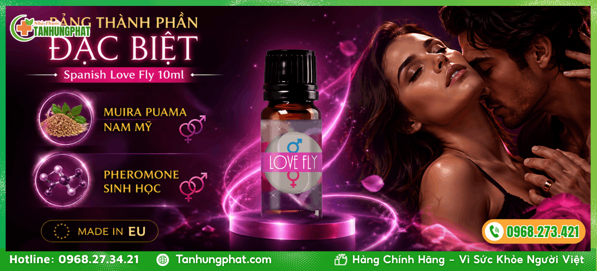 Bảng thành phần đặc biệt trong Spanish Love Fly 10ml