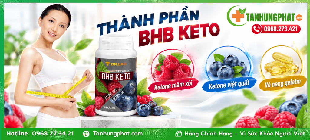 Thành phần sản phẩm giảm cân BHB KETO